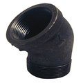 B & K/Mueller Inds(Import) 1/8"Blk 45 Street Elbow 520-500HC